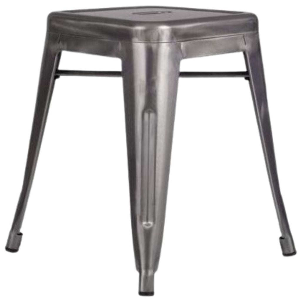 Metal Bistro Low Stool industrial Commercial Furniture