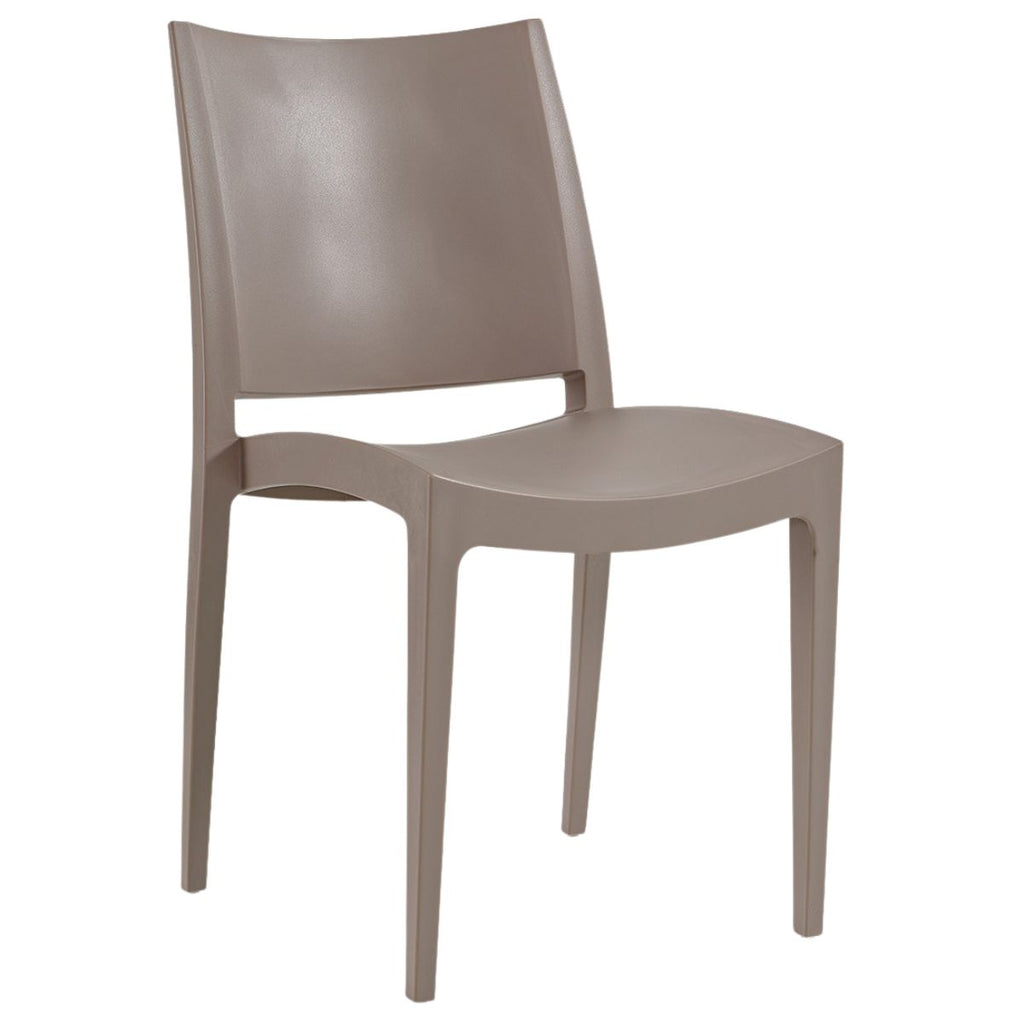 Polypropylene Outdoor Dining Chair Commercial Furniture