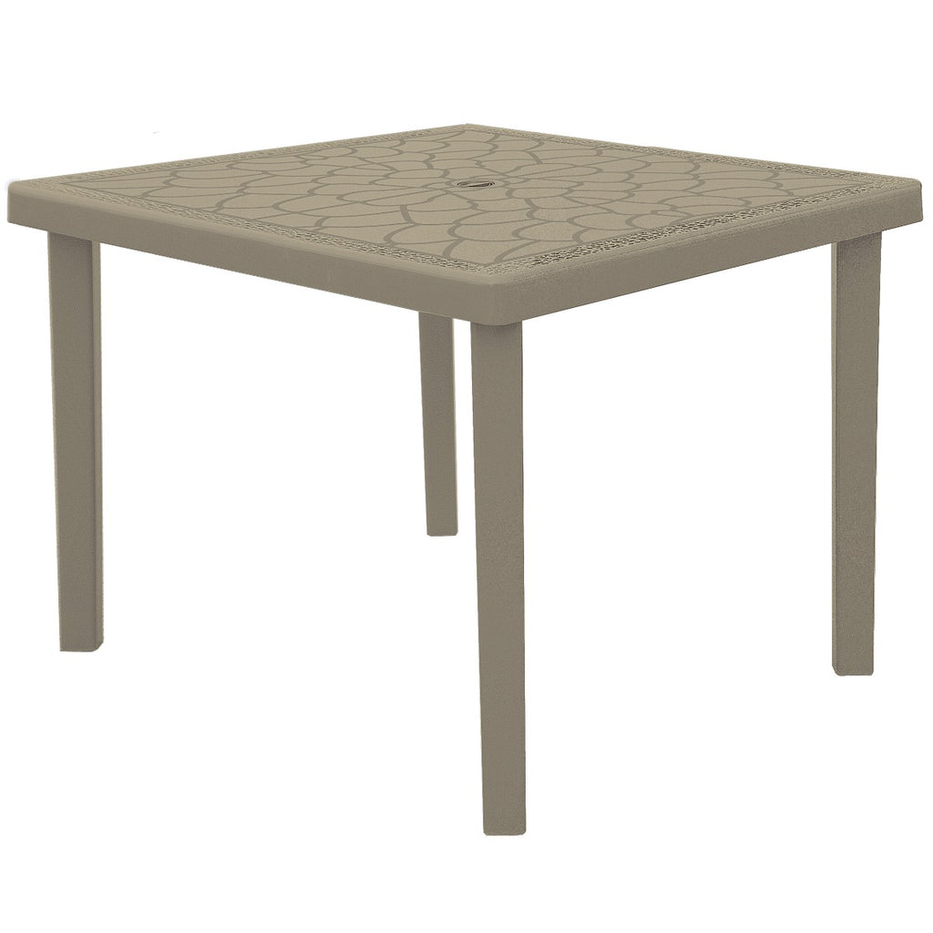 Outdoor Dining Table Polypropylene Commercial Furniture 