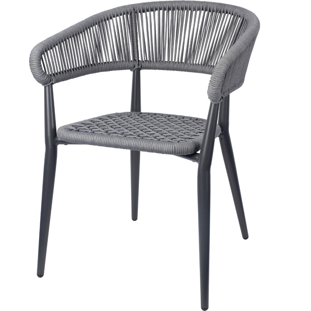 Outdoor Weave Polypropylene Arm Chair Commercial Furniture