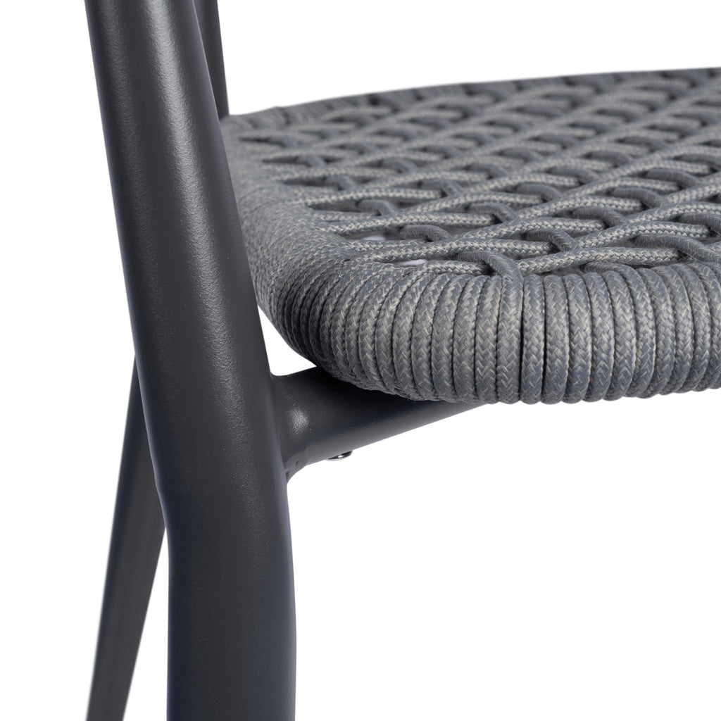 Outdoor Weave Polypropylene Arm Chair Commercial Furniture