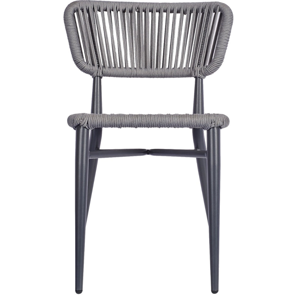 Outdoor Weave Aluminium Frame Weave Polypropylene Dining Chair