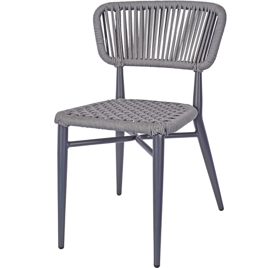 Outdoor Weave Aluminium Frame Weave Polypropylene Dining Chair