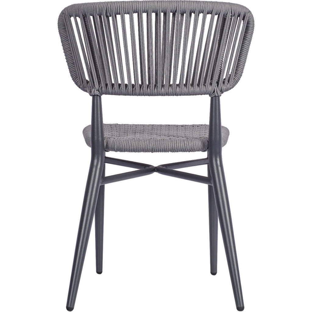 Outdoor Weave Aluminium Frame Weave Polypropylene Dining Chair