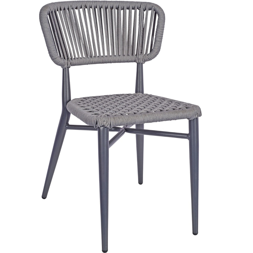 Outdoor Weave Aluminium Frame Weave Polypropylene Dining Chair