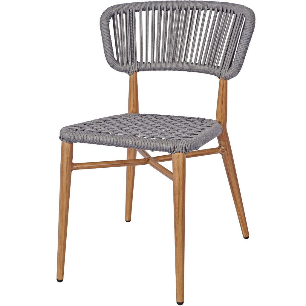 Outdoor Weave Aluminium Frame Weave Polypropylene Dining Chair